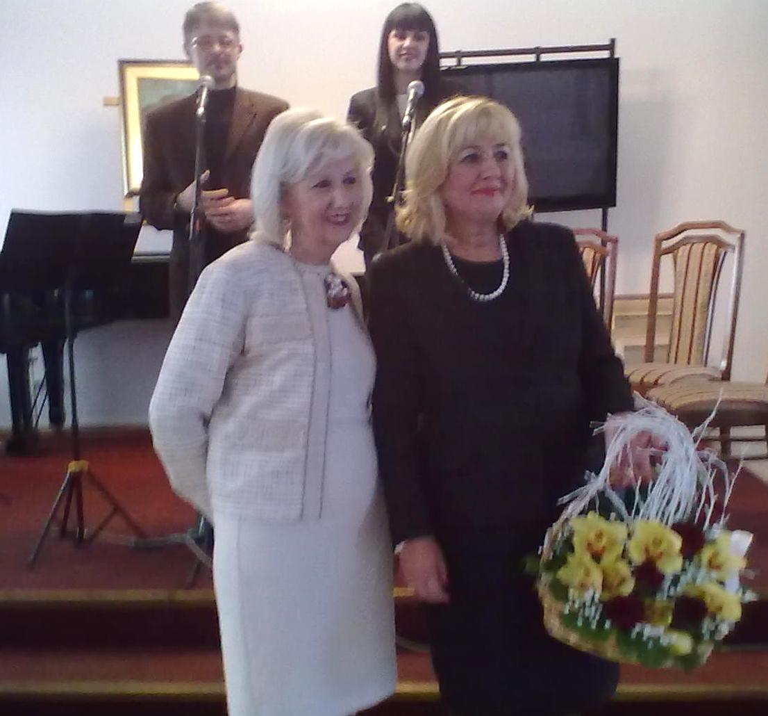 Prof. dr Branislava Belić i Vesna Đorđević u obraćanju gostima