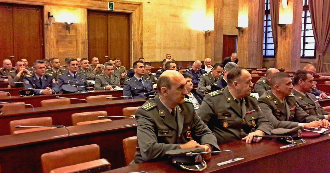 Pripadnici Vojske Republike Srbije u Skupštini