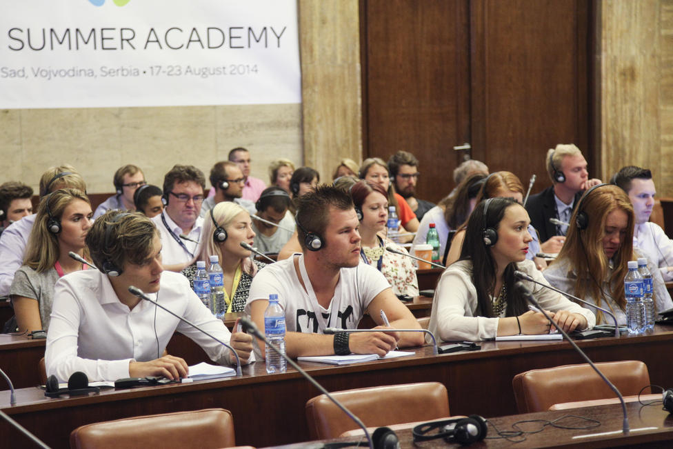 Učesnici Letnje akademije AER-a u Vojvodini